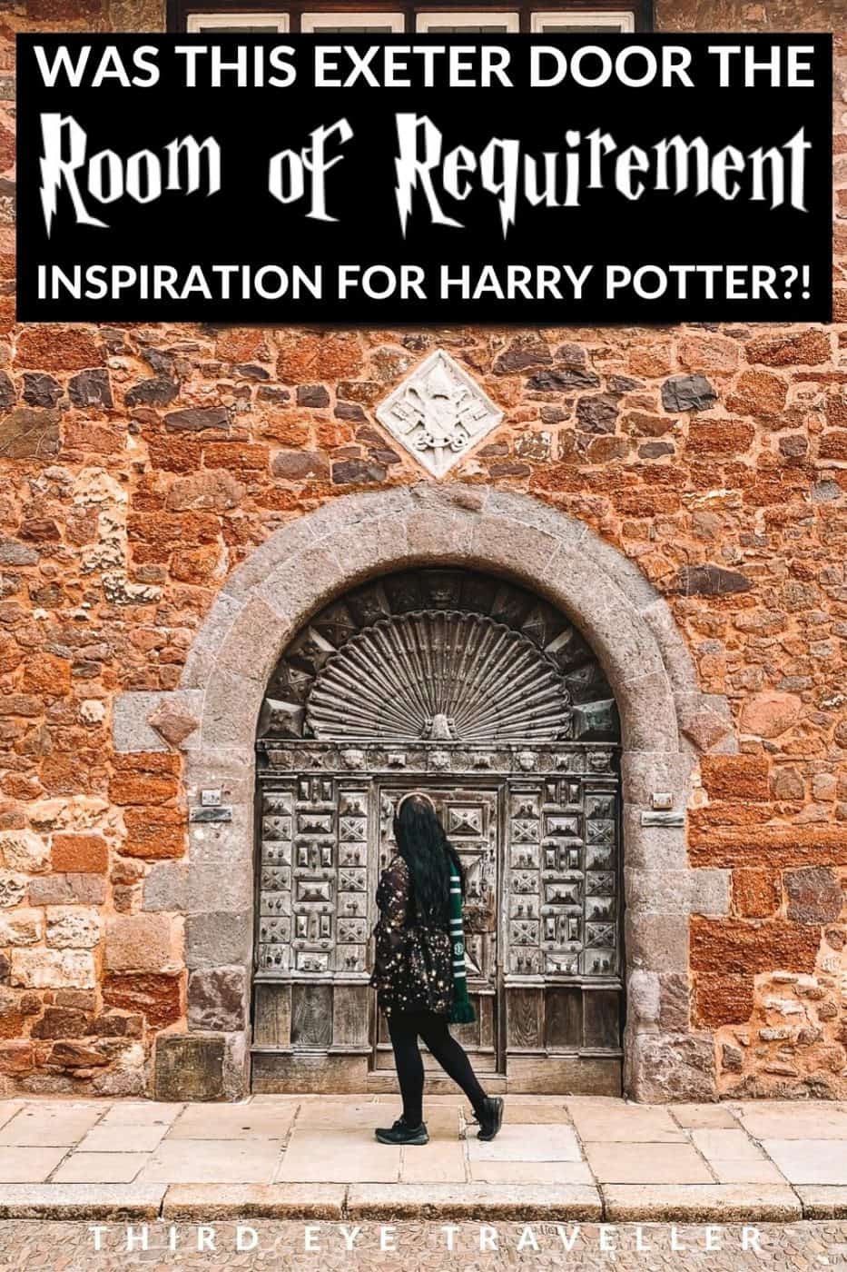 10 Cathedral cLose Exeter Harry potter Room of Requirement door inspiration