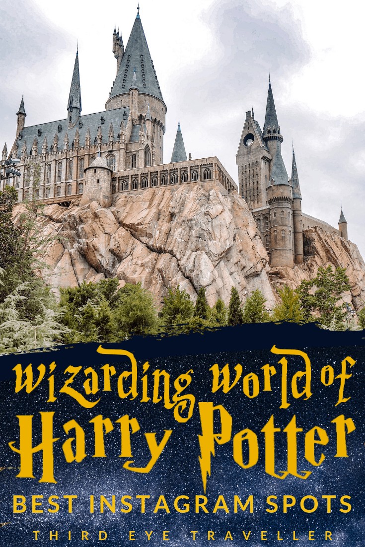 wizarding world of harry potter Instagram spots