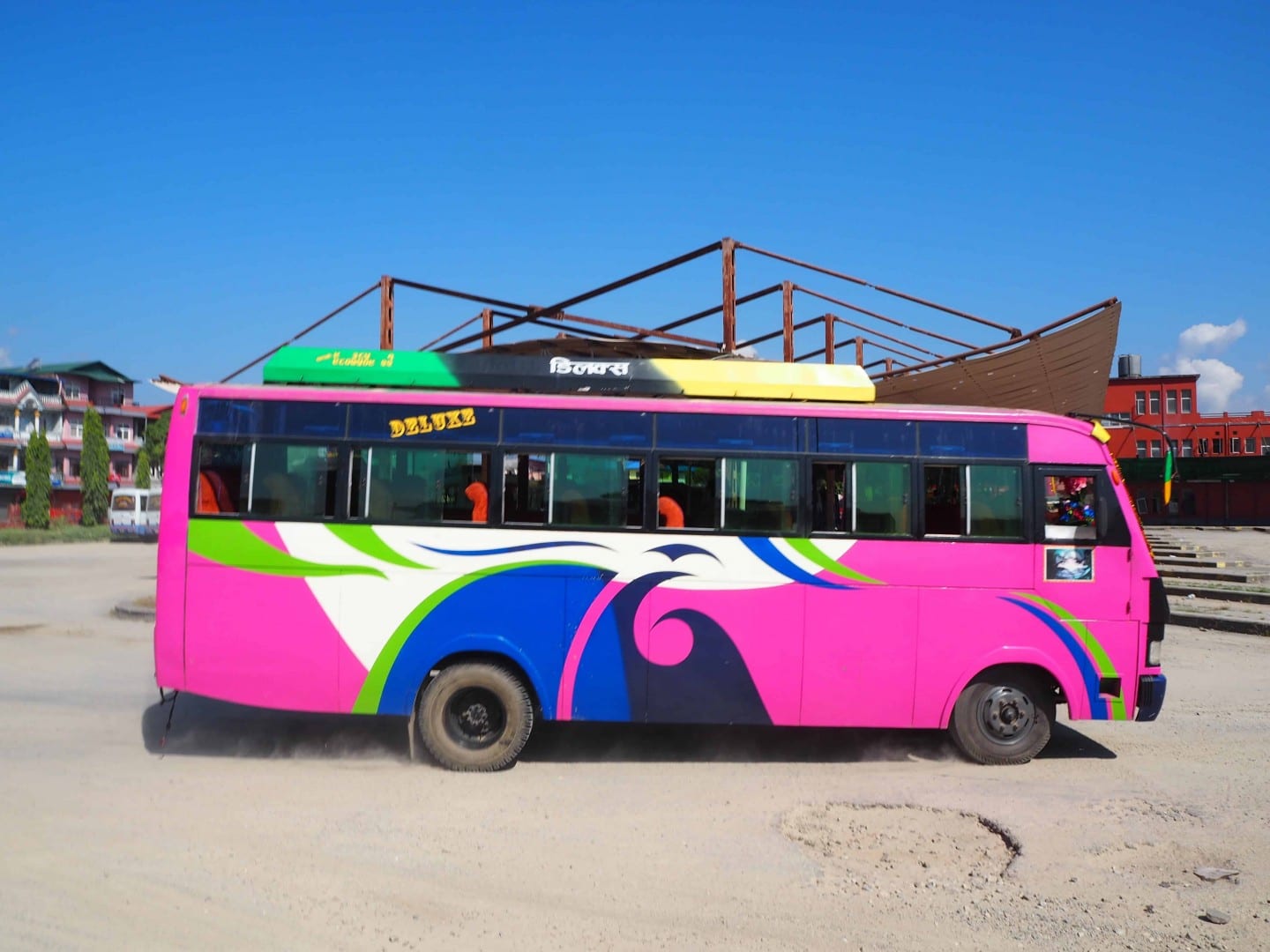 travel bus in nepal