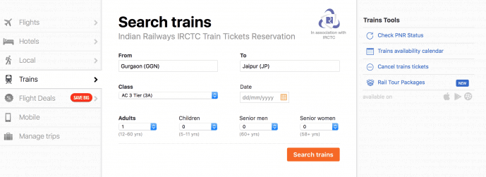 train travel tips india