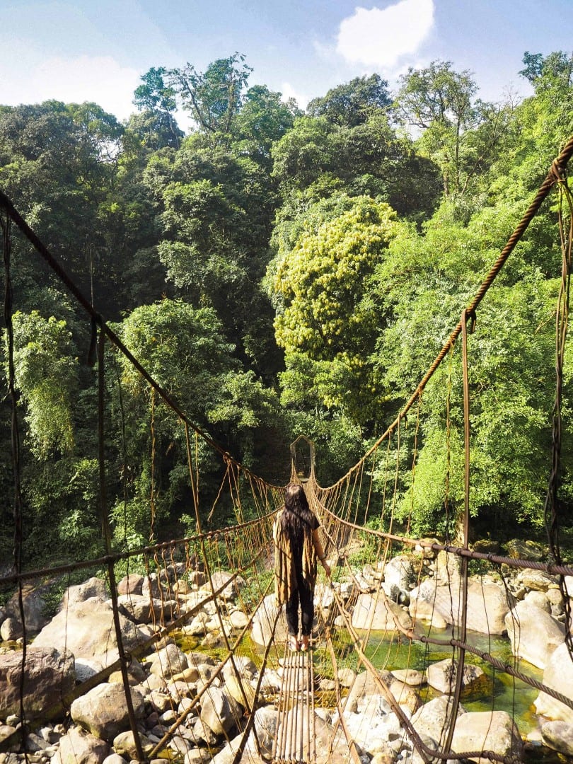 how to reach the double decker living root bridge cherrapunjee