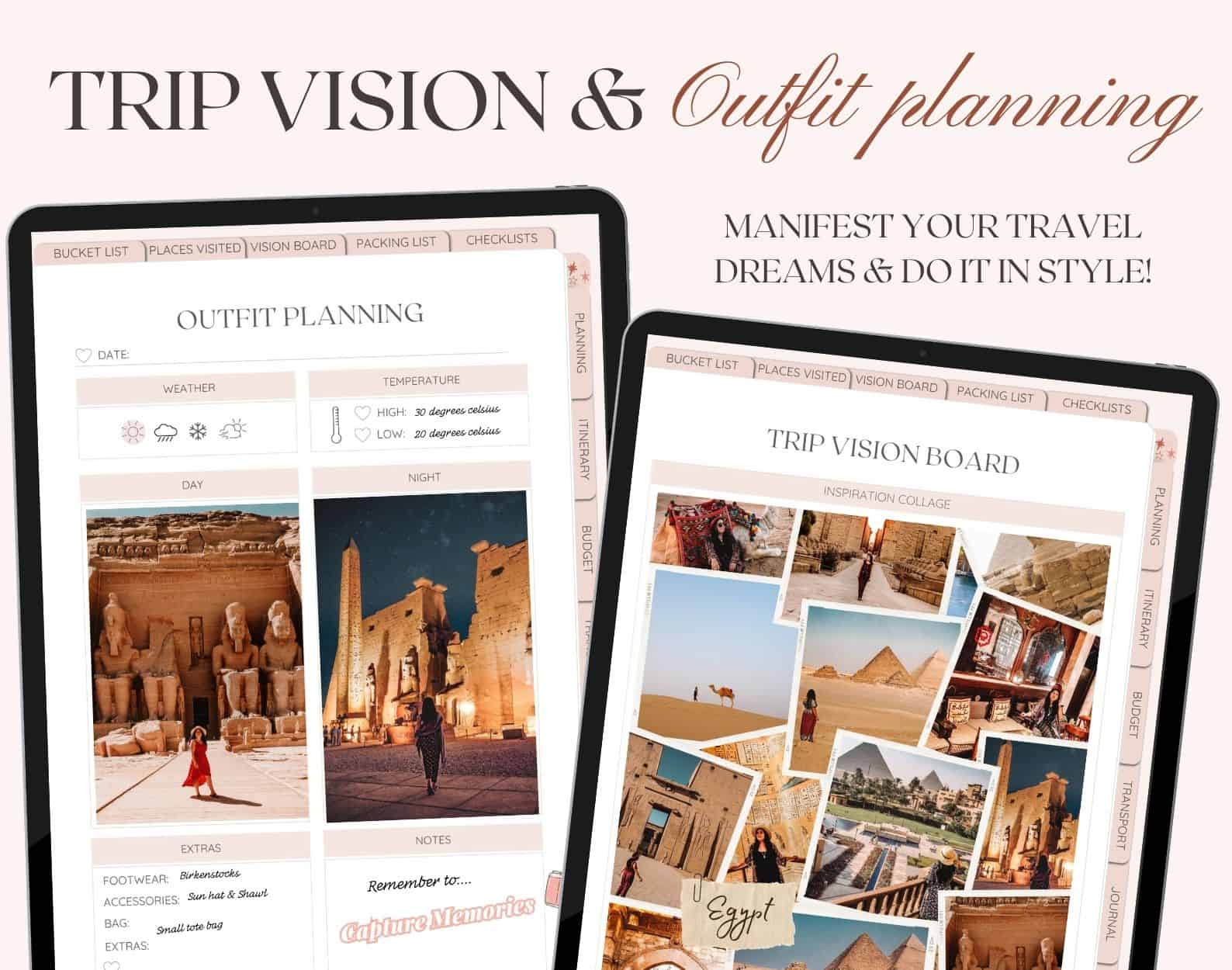 Trip Vision u0026 Outfit Planning digital