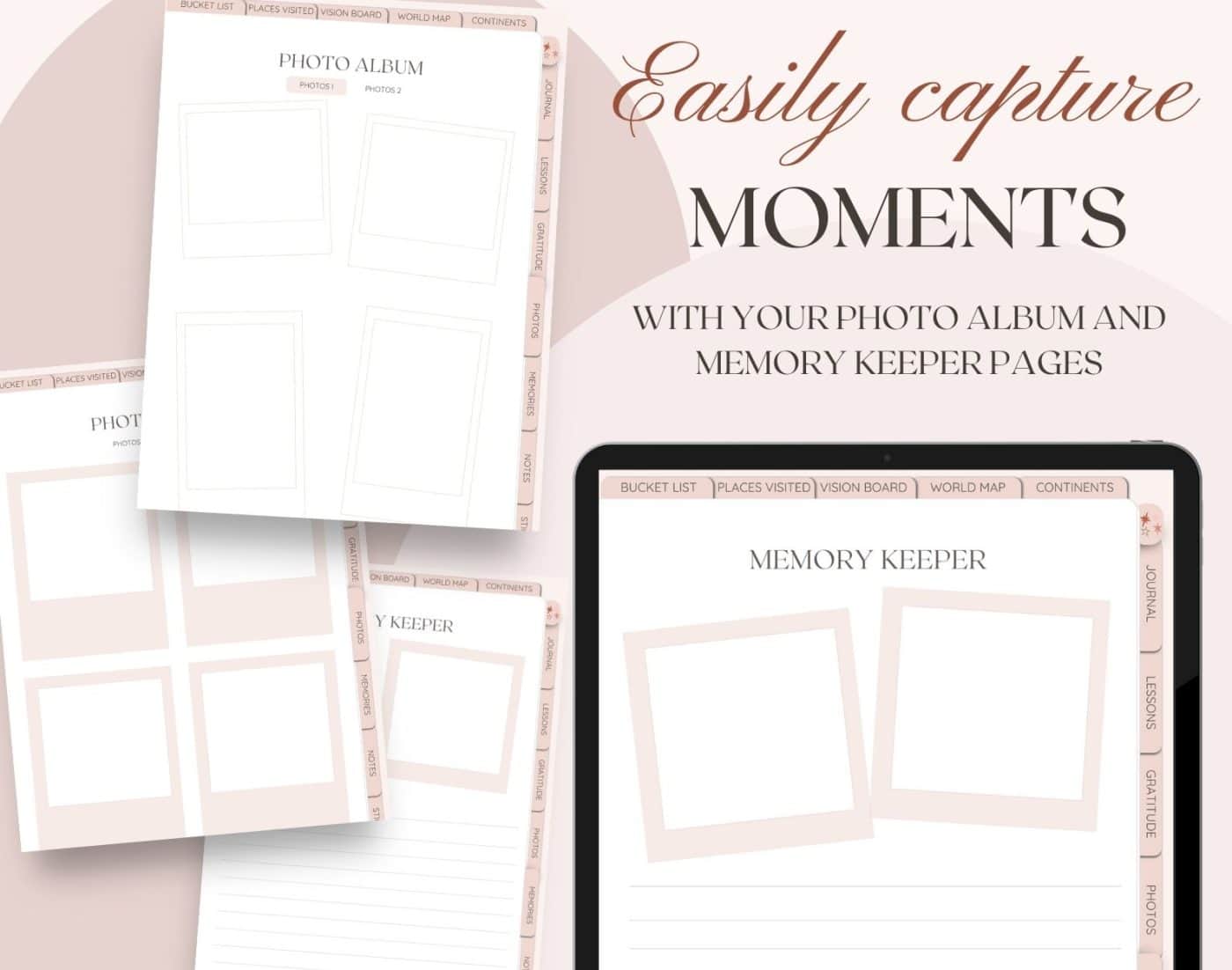 Memory Keeper Pages Journal