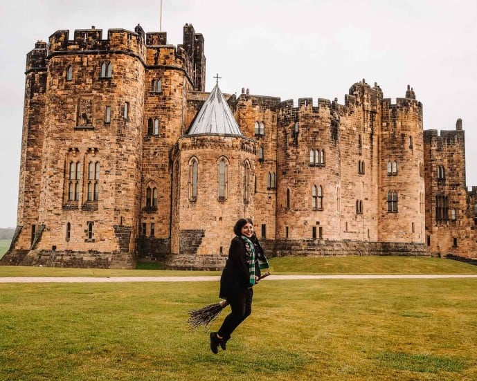 Alnwick Castle As Featured In Harry Potter And Scottish Borders