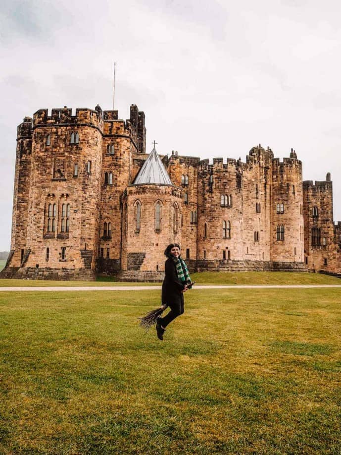 Was any of Harry Potter filmed at Alnwick Castle?