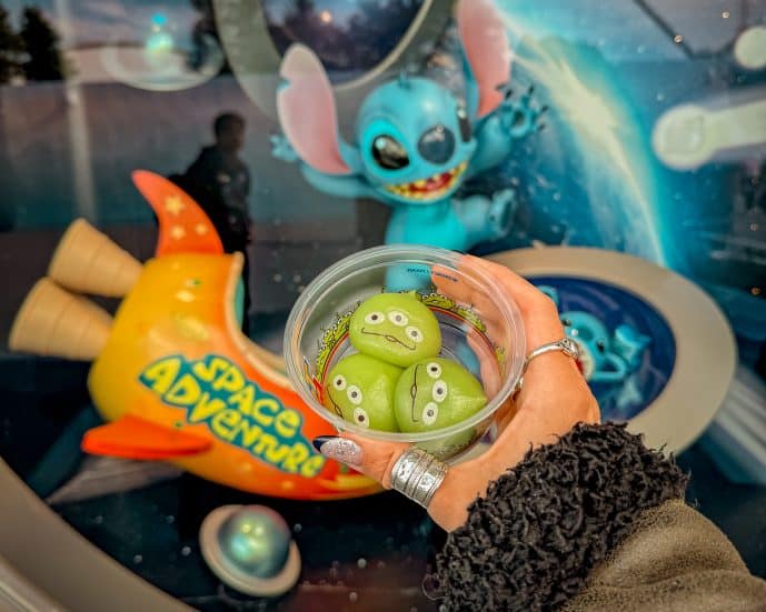 Where to Find Alien Mochi at Tokyo Disney or Little Green Dumplings! 3 Alien Mochi Tokyo Disney Resort