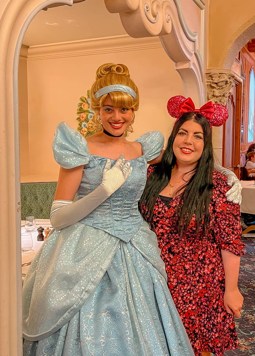 Meeting Cinderella at Auberge de Cendrillon