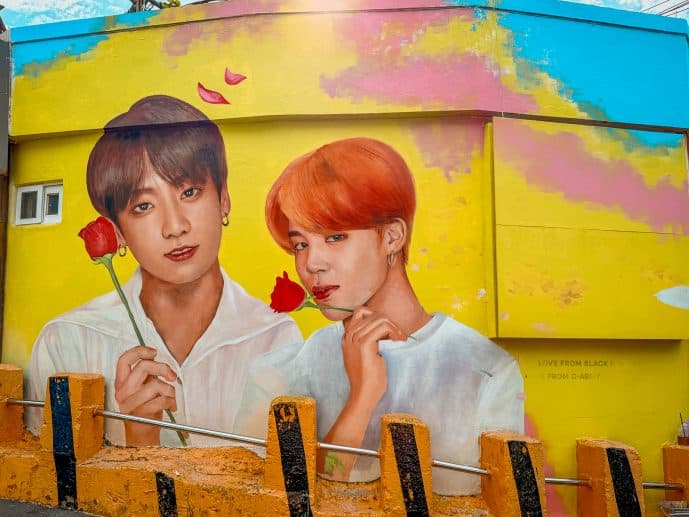 BTS Mural Gamcheon Culture Village