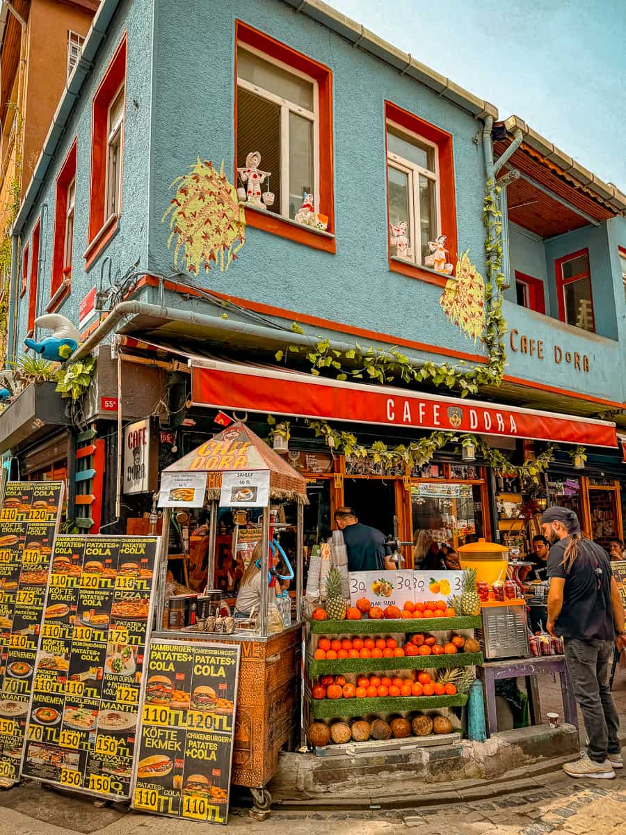 Balat Istanbul Guide (2026) - How to Visit the Colourful Houses! 22 Balat Istanbul Cafe Dora