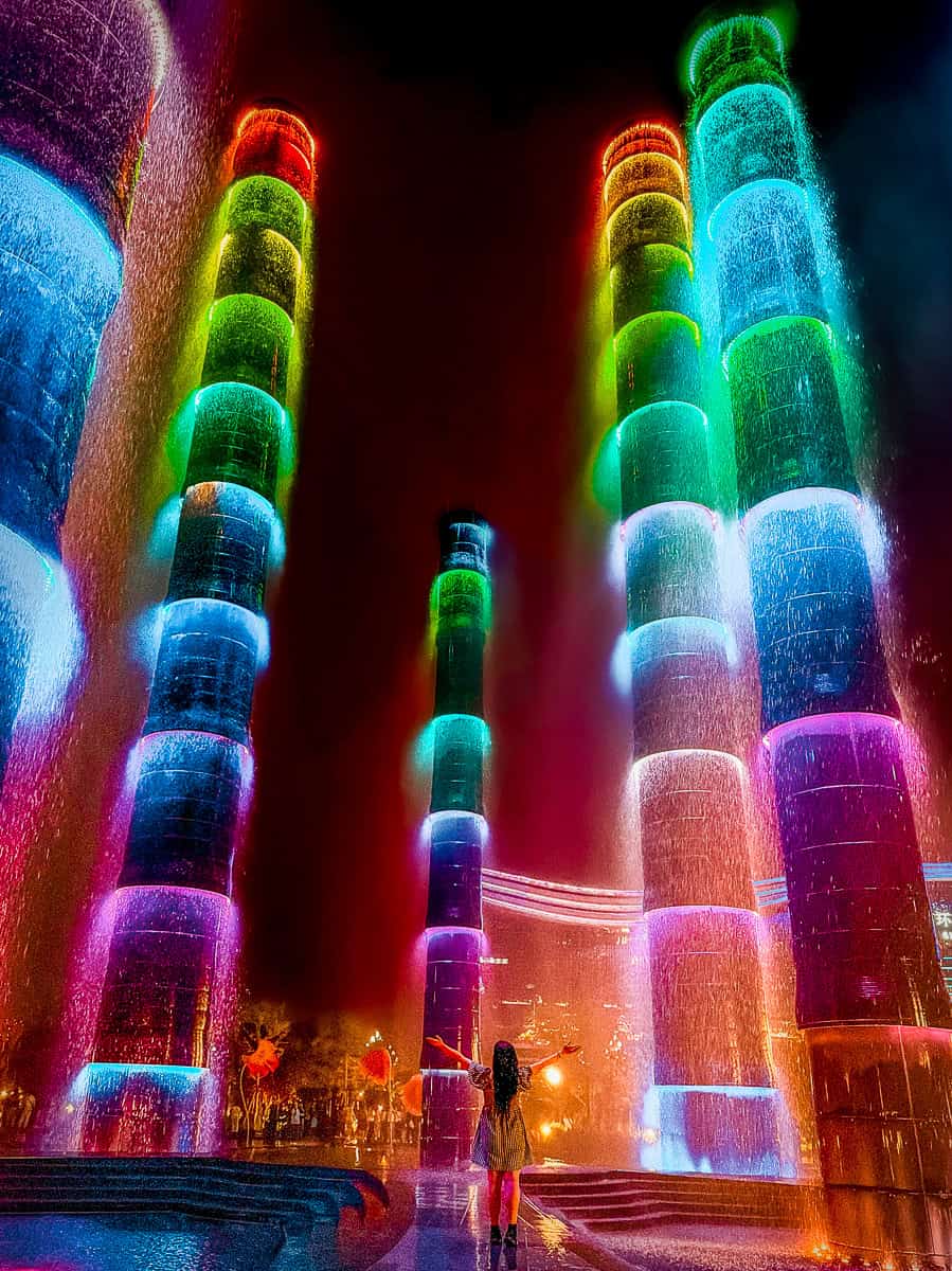 Tower of Life SKP Chengdu Bamboo Fountain