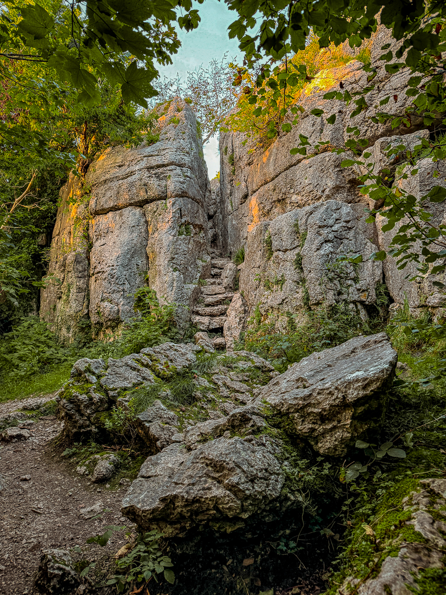 Beetham Fairy Steps Cumbria