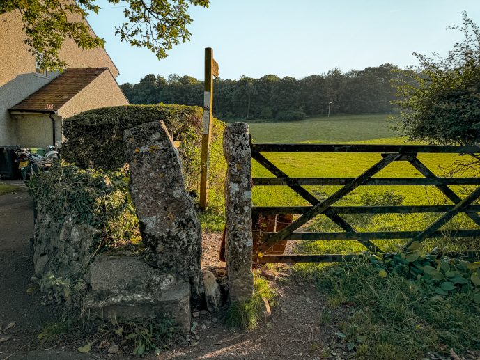 Fairy Steps walk stone stile