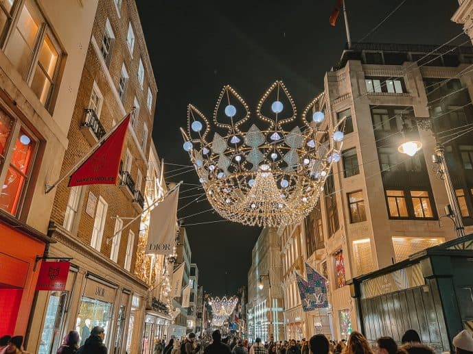 New Bond Street Christmas Lights