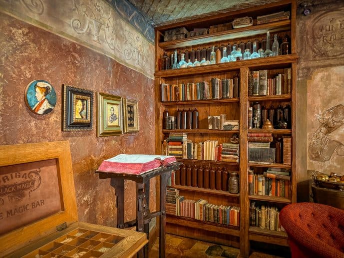 Black Magic Bar - Best Place to Try Riga Black Balsam (2026)! 12 Black Magic Bookcase Door