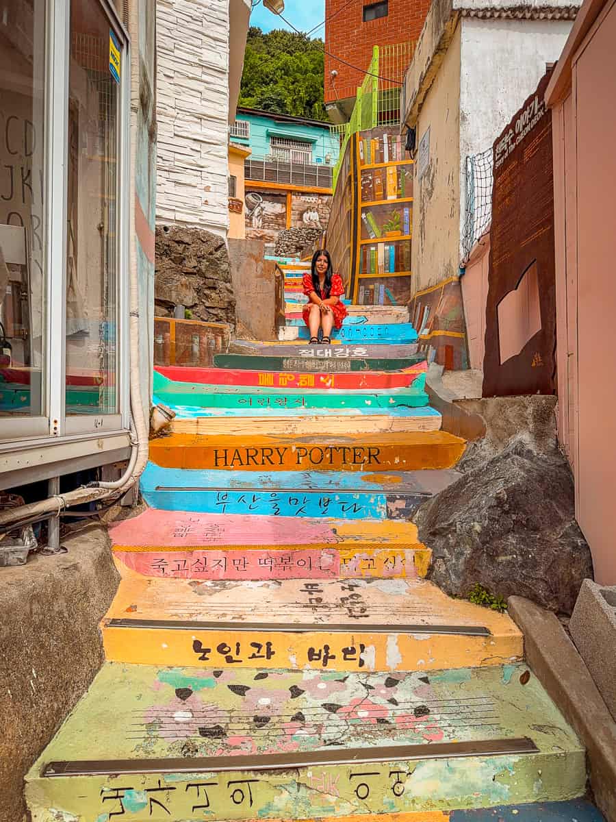 Book Case Mural Gamcheon