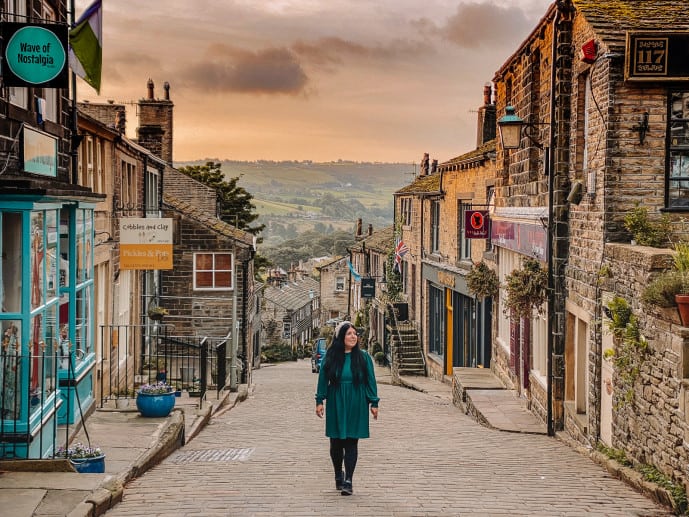 Brontë things to do in Haworth Village Brontë village Yorkshire