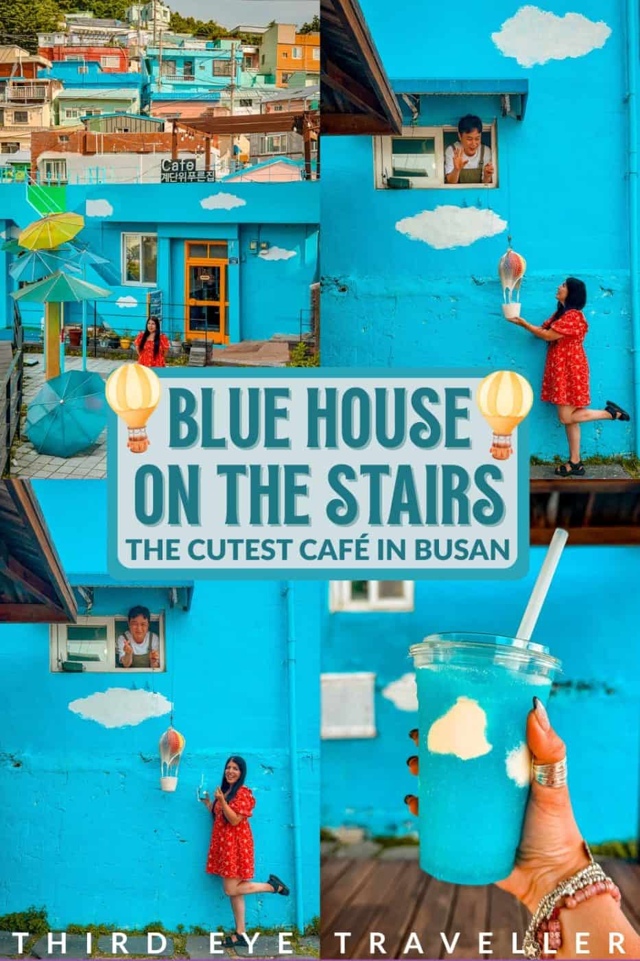 Blue House on the Stairs Busan