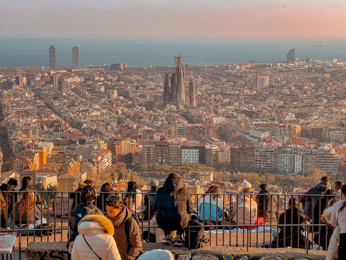 Bunkers Barcelona sunset 