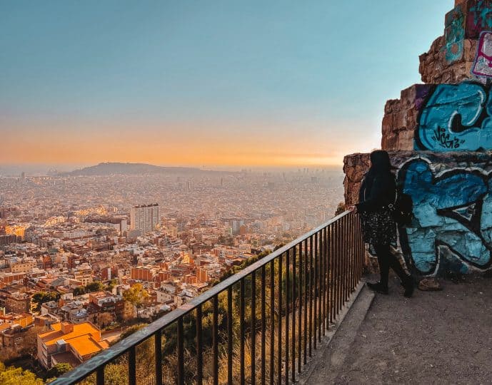 Barcelona Bunkers del Carmel viewpoint 