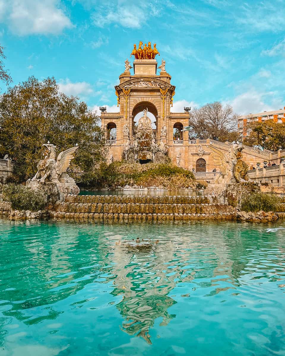 Gaudi's Fountain Ciutadella Park Barcelona