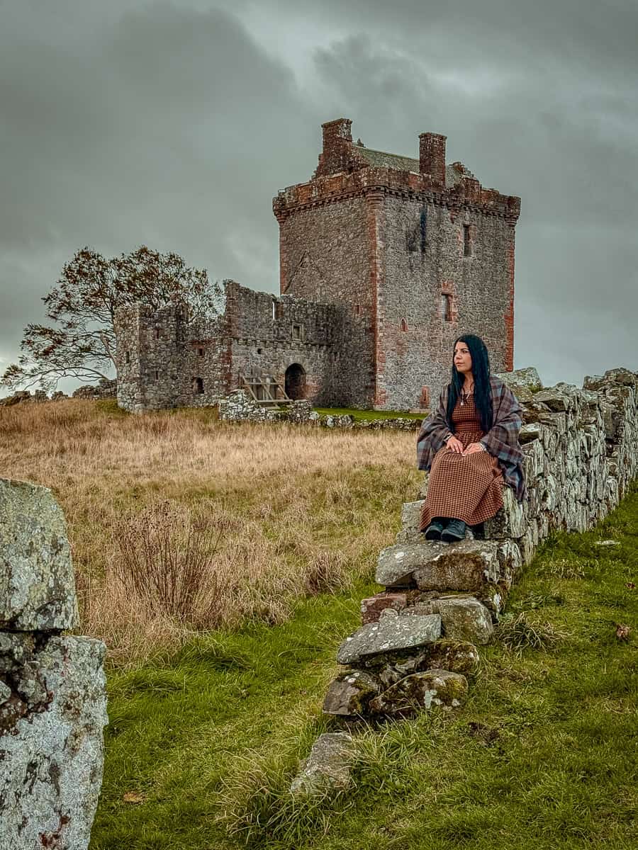 How to Visit Castle Leathers from Outlander Blood of my Blood filming location