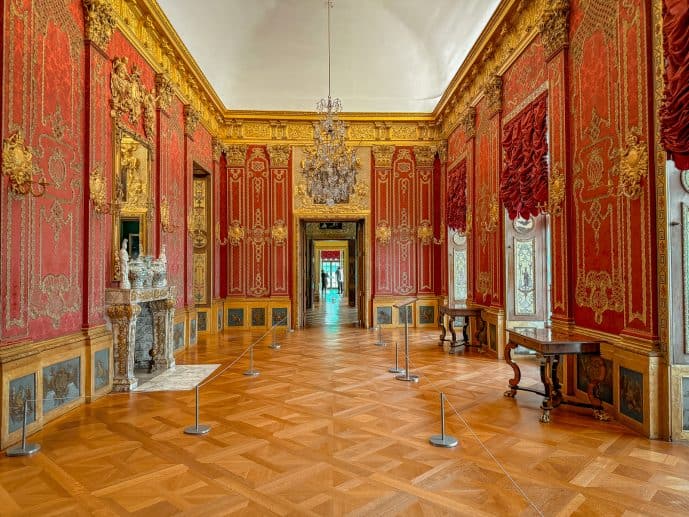 Charlottenburg Palace in Berlin - Visit a Prussian Fairytale (2026)! 43 Red Damask Chamber