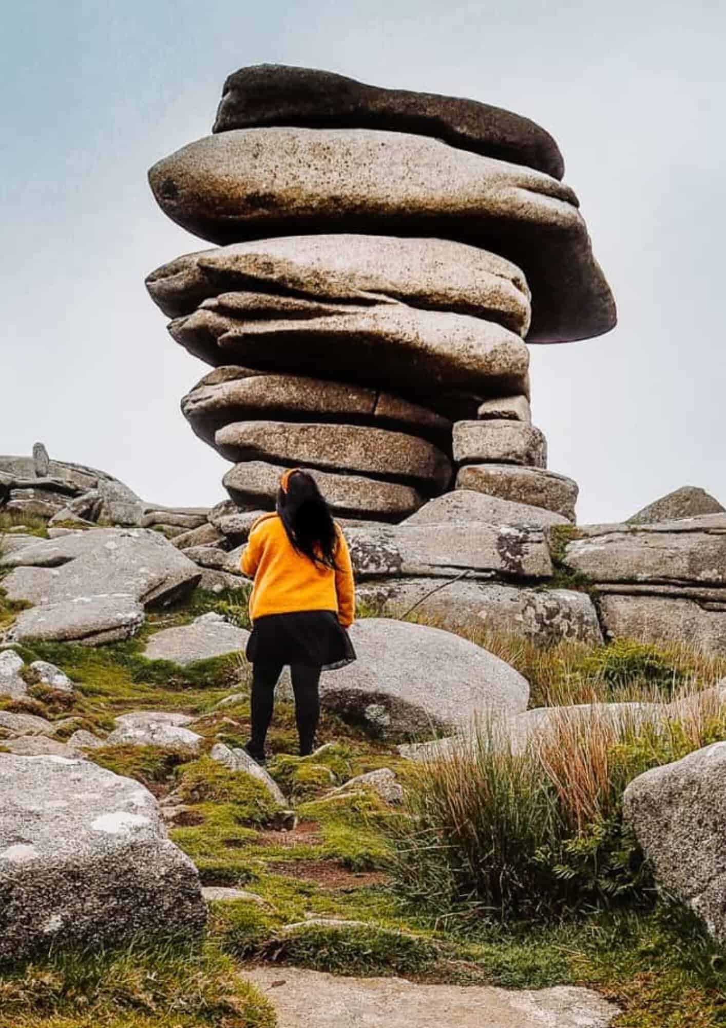 Cheesewring on Bodmin Moor cornwall
