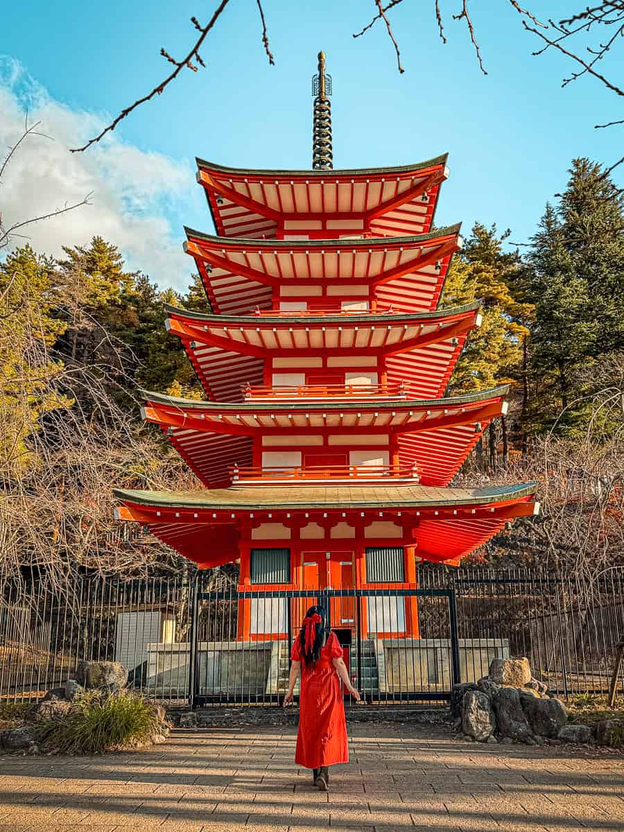 Chureito Pagoda Mount fuji Japan