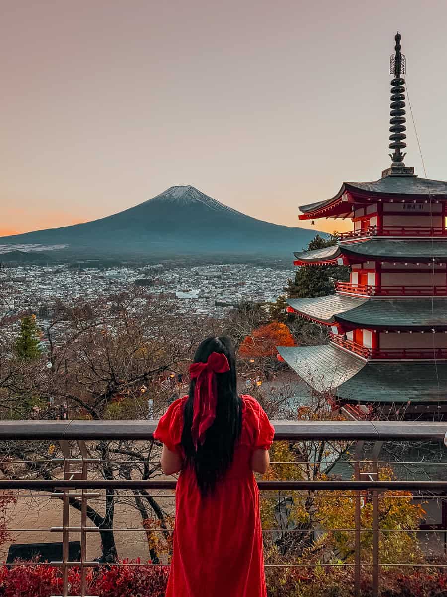 Chureito Pagoda Mount fuji Japan