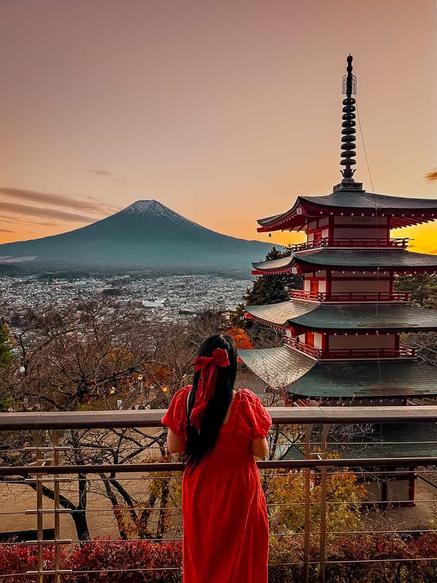 Chureito Pagoda Mount fuji Japan