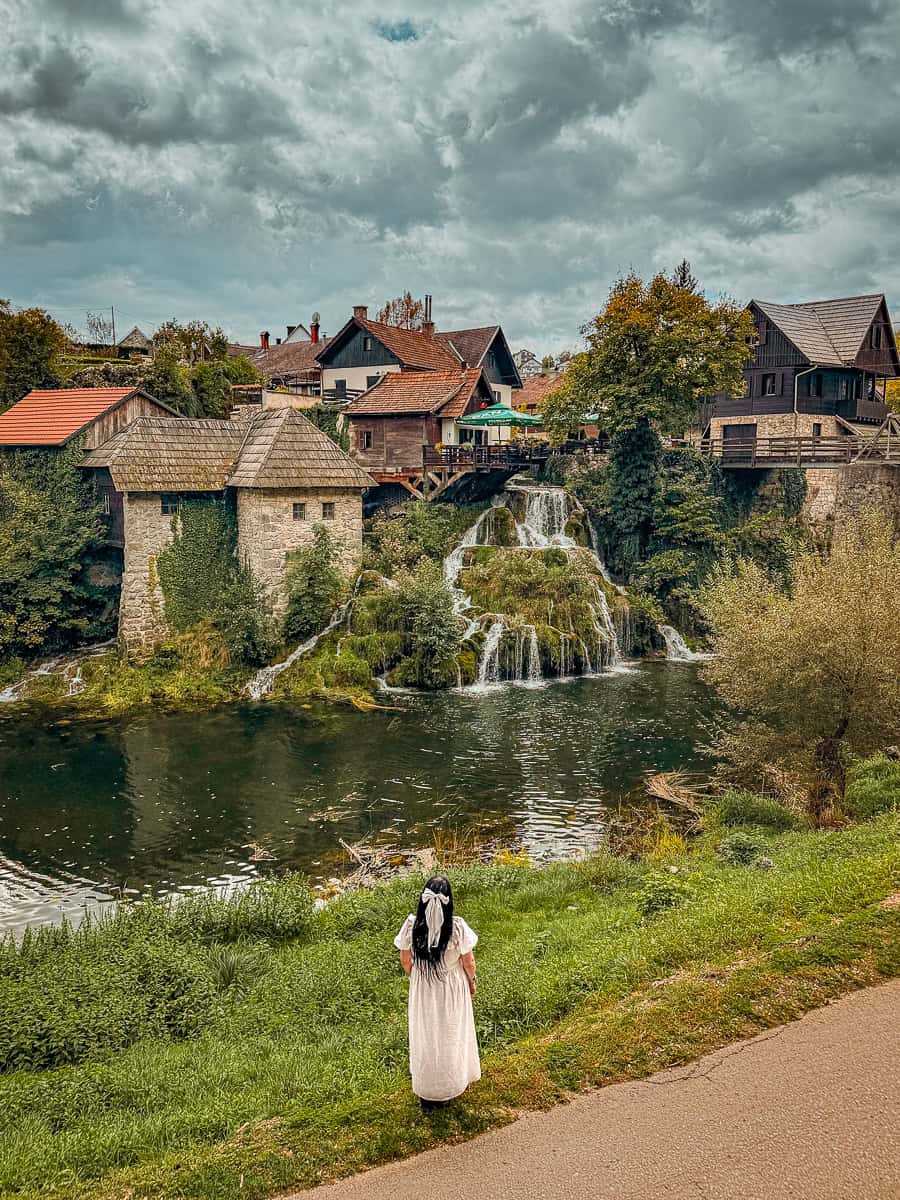 Croatia Rastoke Waterfalls Village