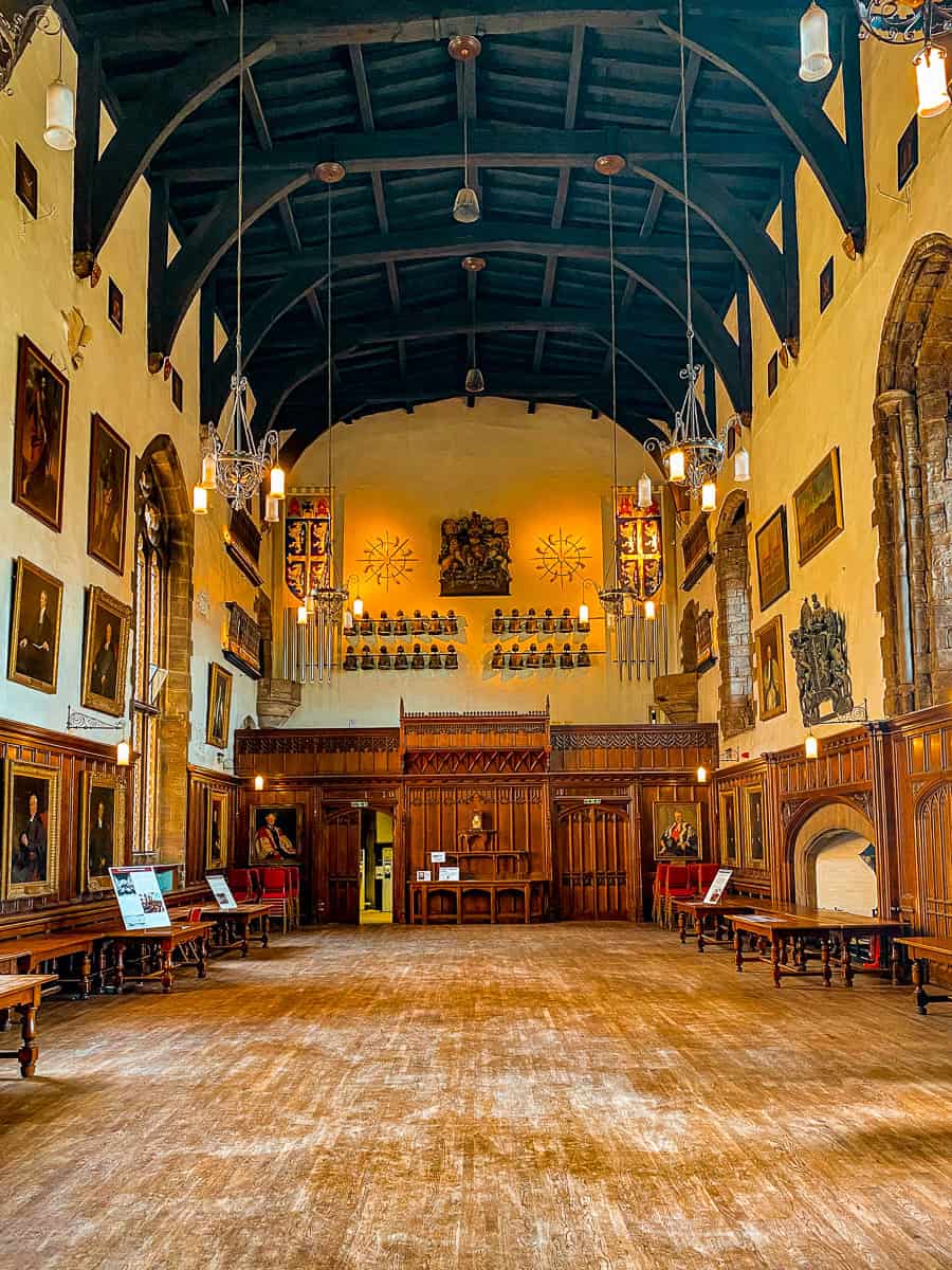 Durham Castle Great Hall - does it remind you of Hogwarts?