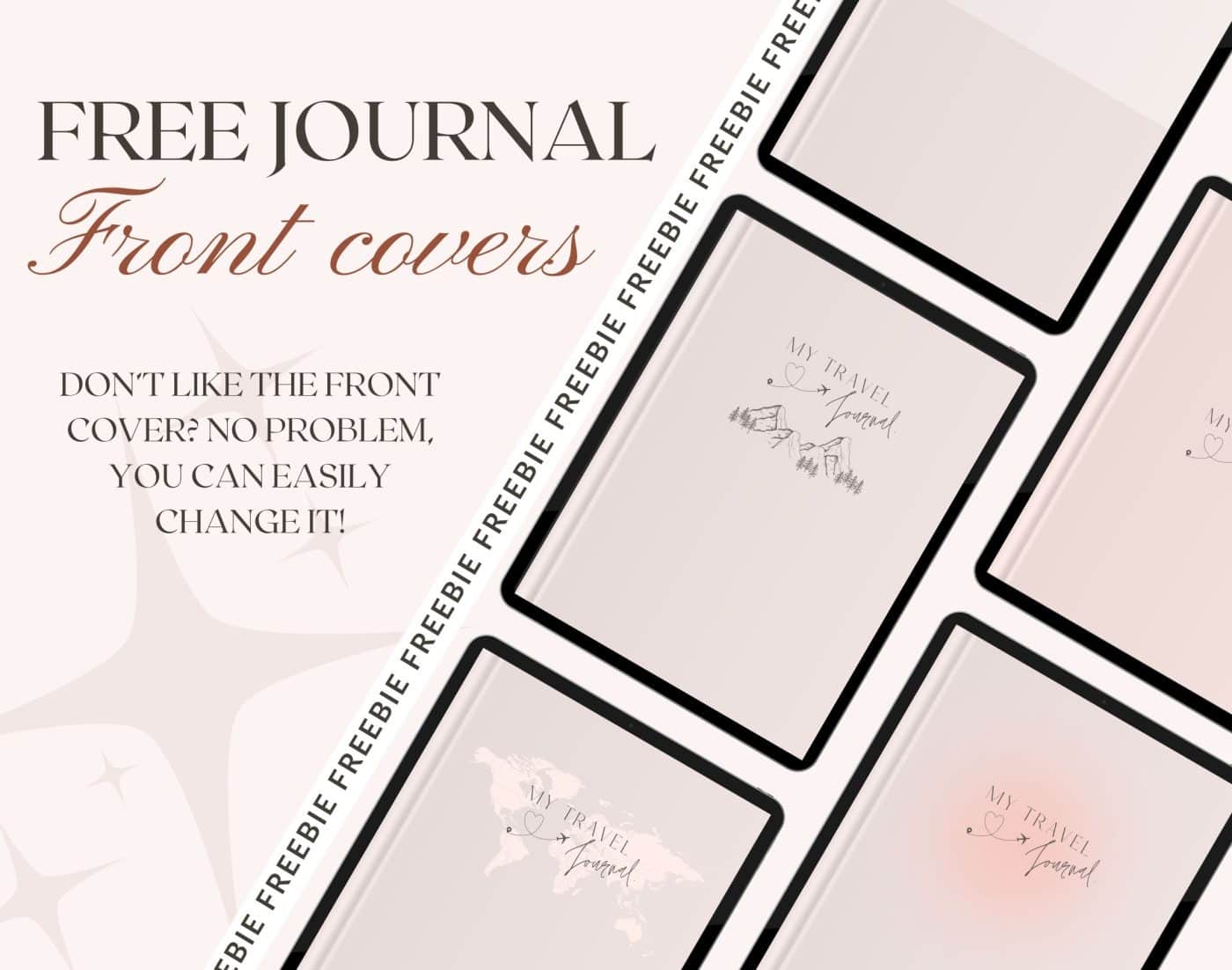 Free digital journal front covers new
