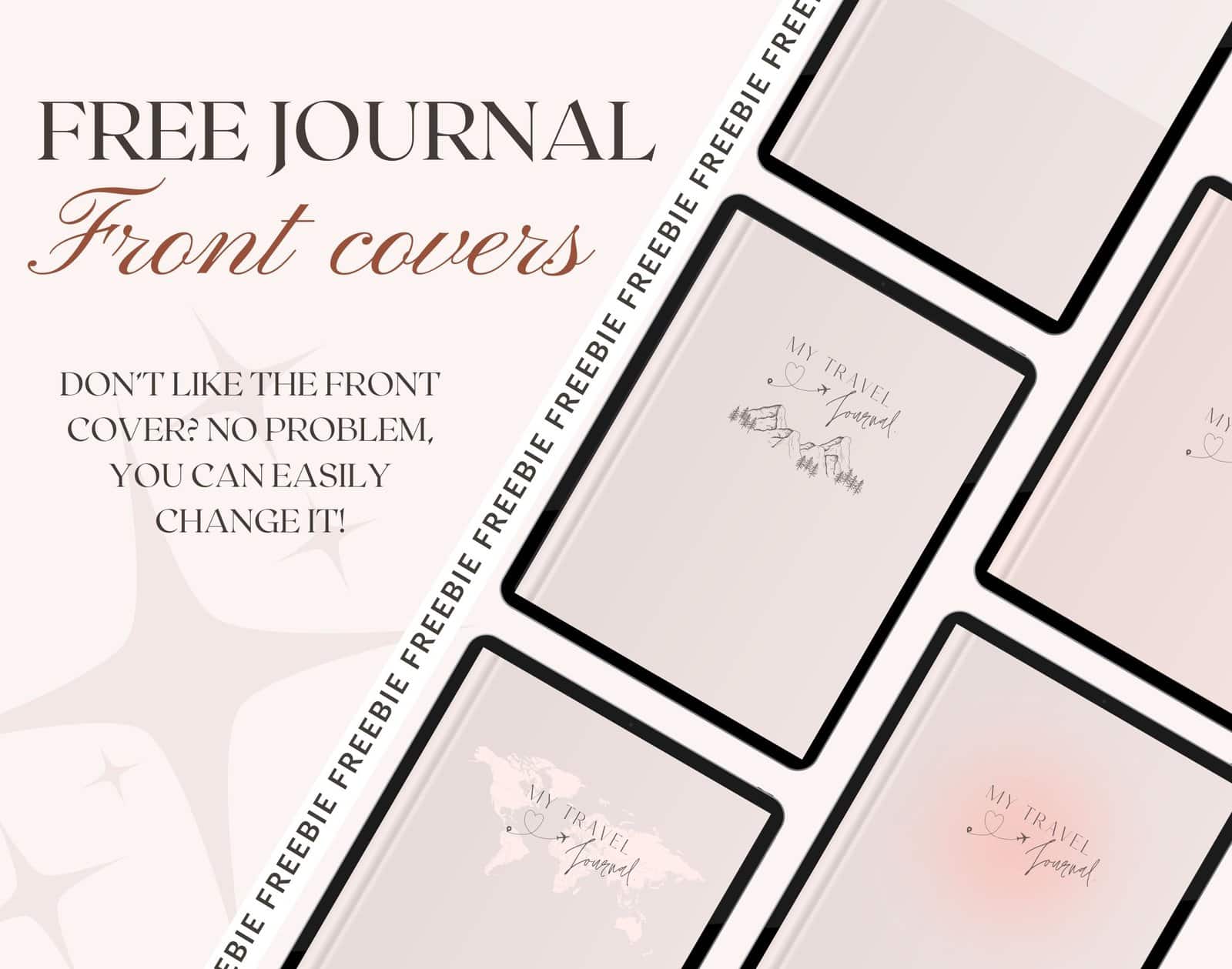 Free digital journal front covers new