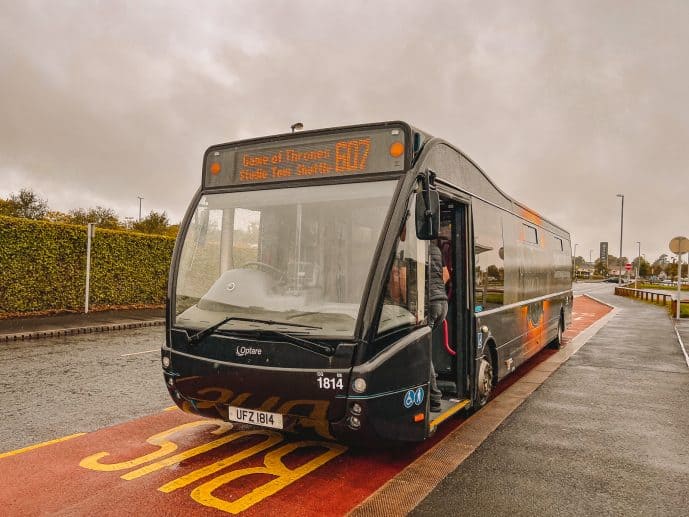 Game of Thrones Studio Tour shuttle