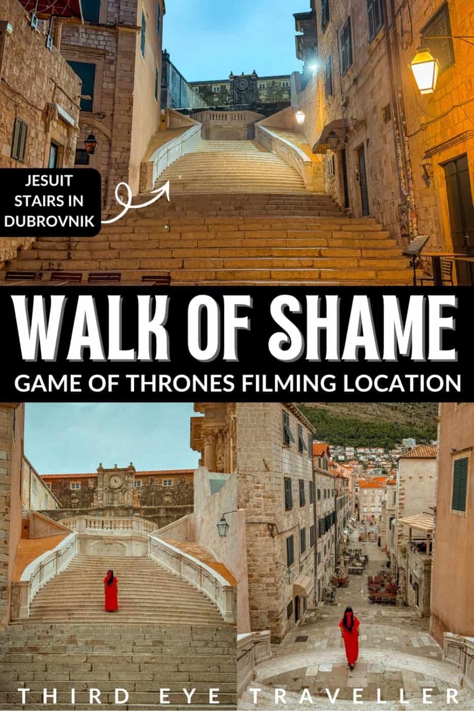 Jesuit Stairs Dubrovnik - Visit Cersei’s Walk of Shame from Game of Thrones! 30 Game of Thrones Walk of Shame Location Dubrovnik Jesuit Stairs