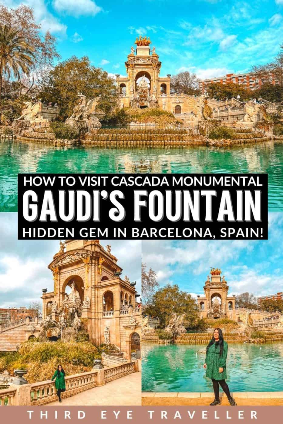 How to visit Gaudi's Fountain Barcelona
