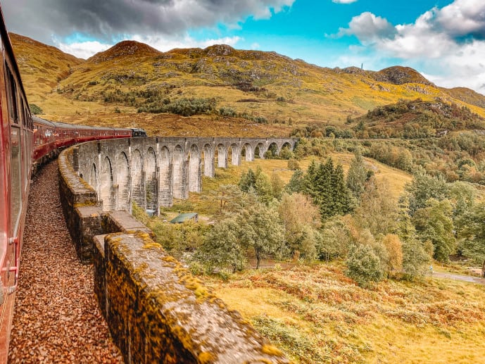 Hogwarts Express aka The Jacobite Steam Train!