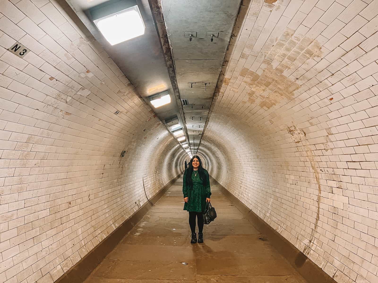 Greenwich Foot Tunnel walk