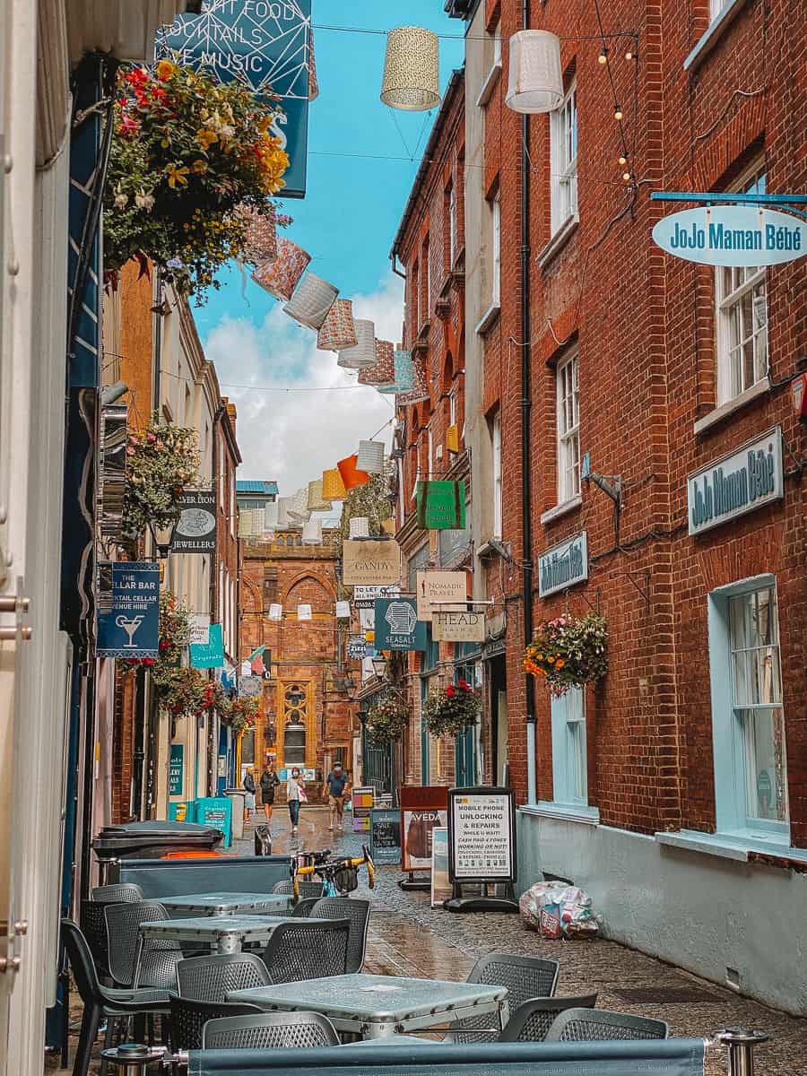 Gandy Street Exeter - A Real Life Diagon Alley?! (Harry Potter Street ...