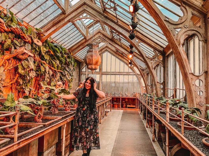 Hogwarts Greenhouse Harry Potter Studios London