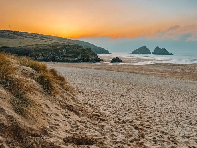 Holywell Bay Beach Cornwall