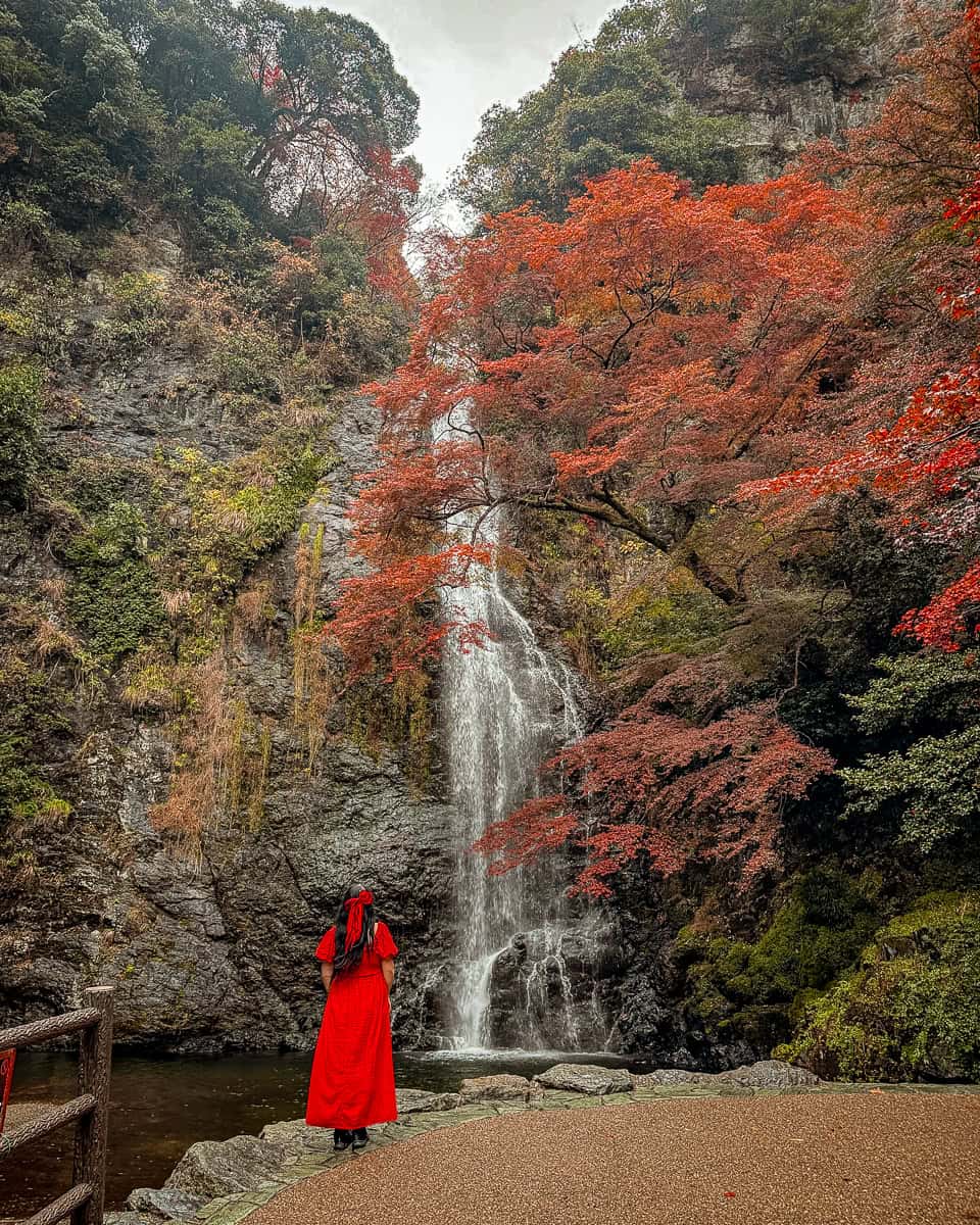 Minoh Waterfall Japan momiji season