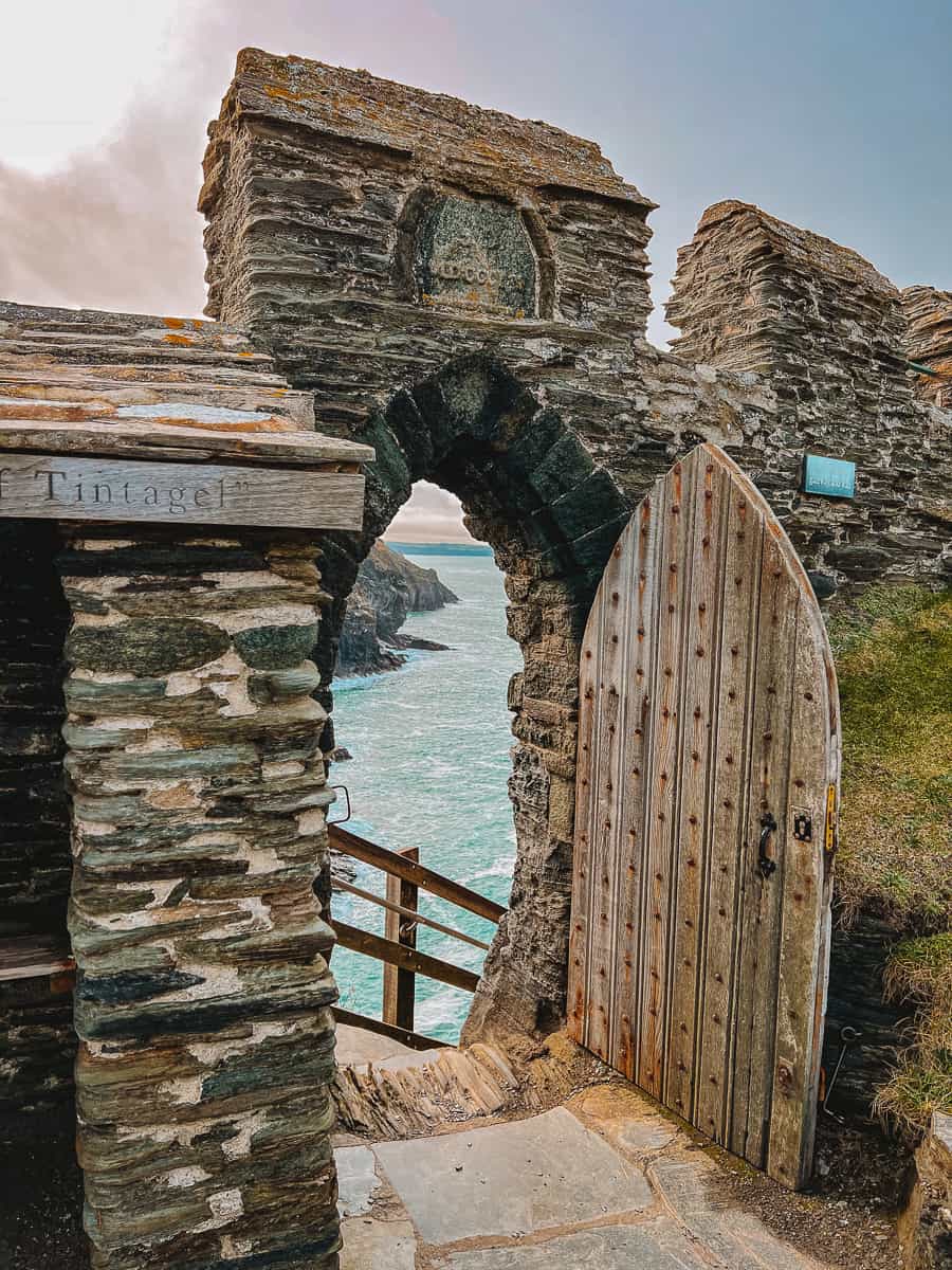 Tintagel Castle Door