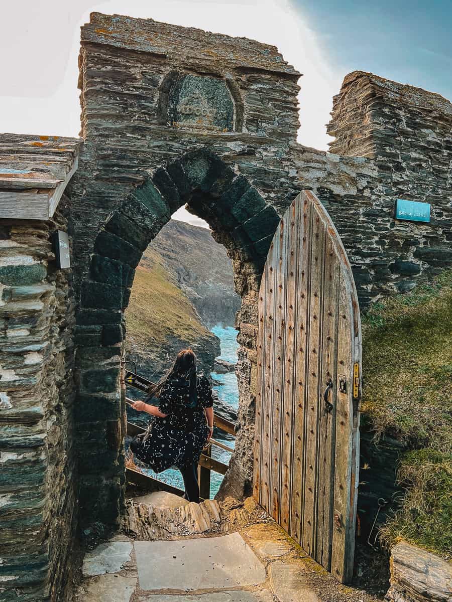 Tintagel Castle door