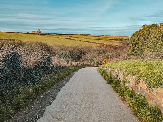 Merlin's Cave walk Tintagel