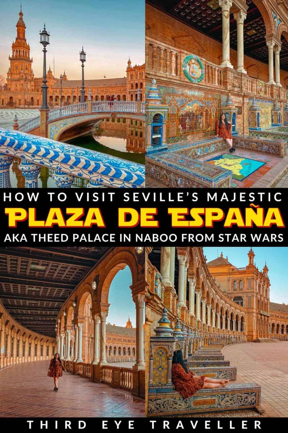 Plaza de España in Seville - Visit Naboo from Star Wars (2026)! 42 Plaza de Espana Star Wars filming location Naboo