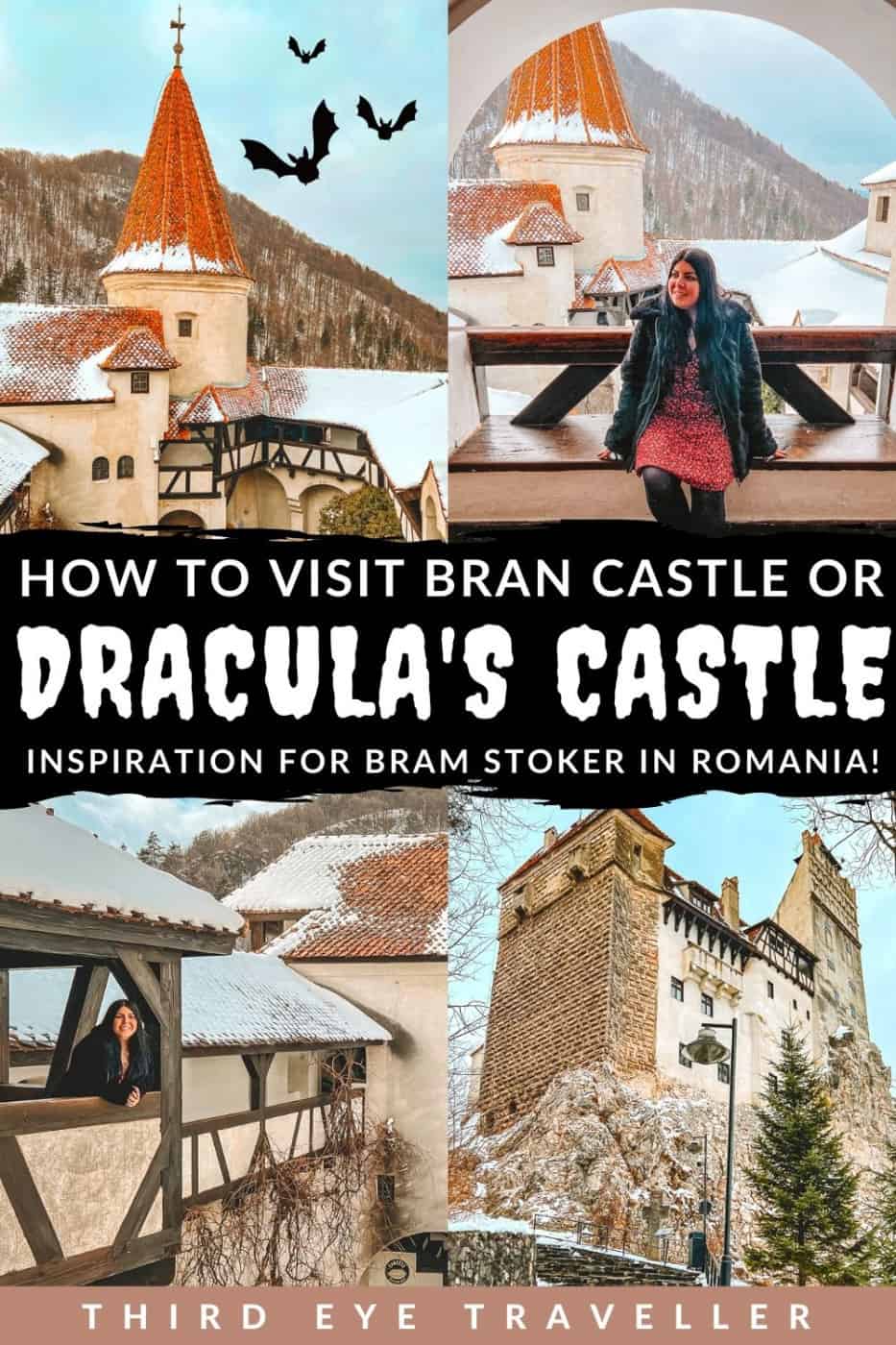 How to visit Dracula's Castle in romania Bran Castle Transylvania