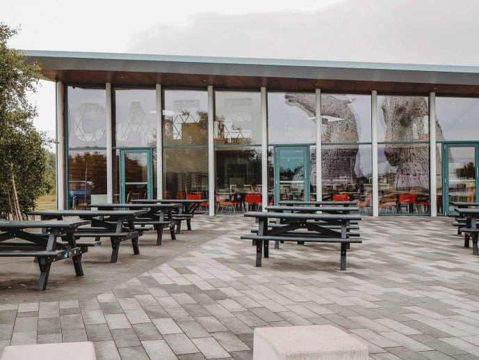 Helix visitor centre at the kelpies