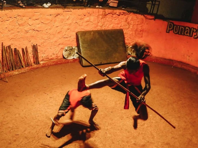 Kalaripayattu show in Munnar!